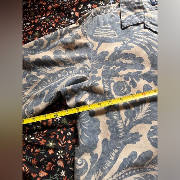 Vintage 90s Polo By Ralph Lauren Floral Hawaiian Button down - Picture 4 of 5